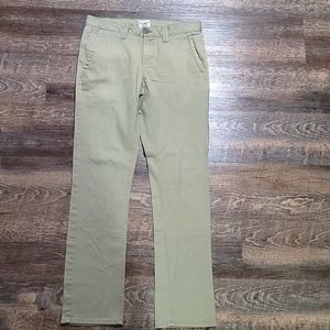 Gently used Empire pants size 30 badge on rear beige color women's khakis